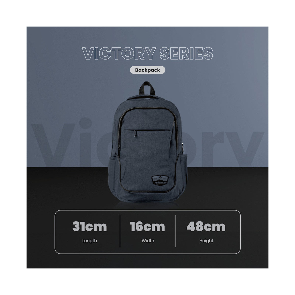 Volkano Victory Backpack - Navy