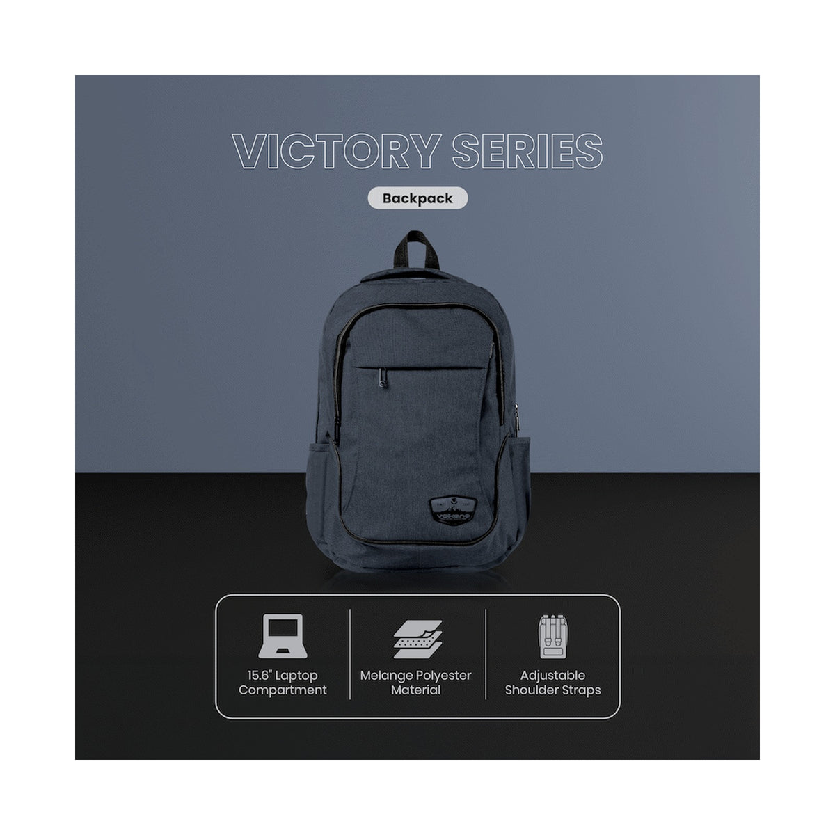 Volkano Victory Backpack - Navy