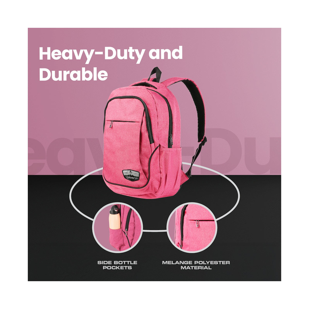 Volkano Victory Backpack - Pink Mel