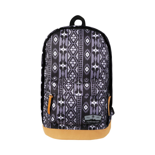 Volkano Suede Series Backpack - Ethnic - Dark Grey