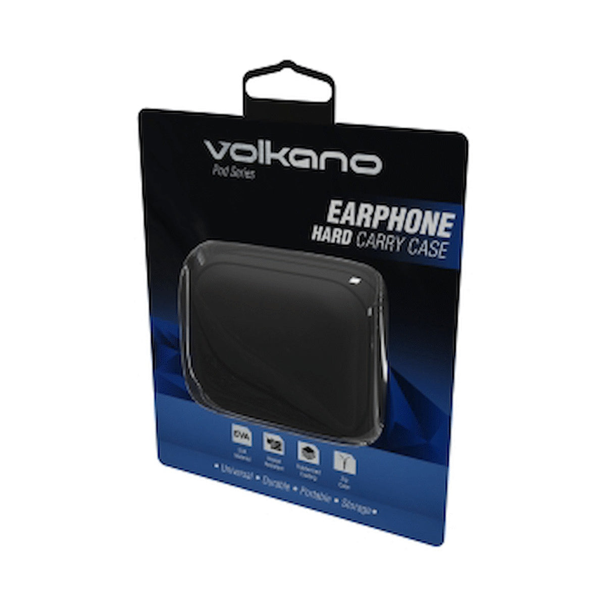 Volkano Pod Series Earphone Case - Black