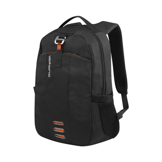 Volkano Latitude Laptop Backpack - Black/Orange