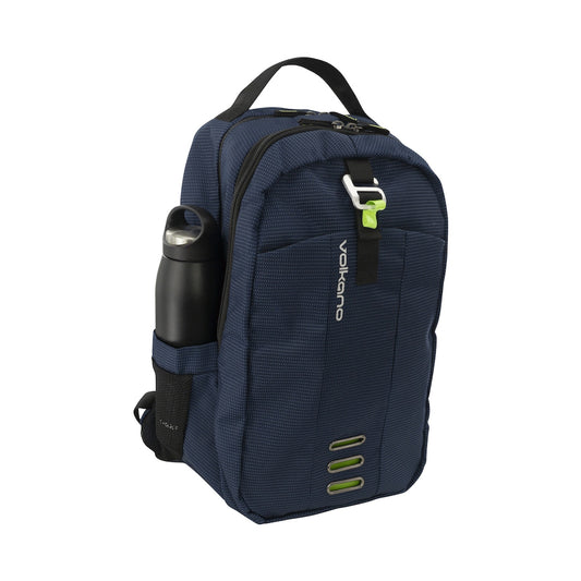 Volkano Latitude Laptop Backpack - Navy/Lime
