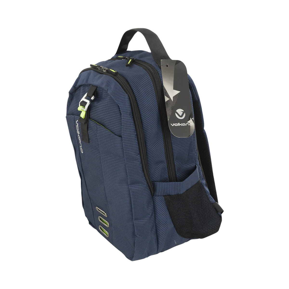 Volkano Latitude Laptop Backpack - Navy/Lime