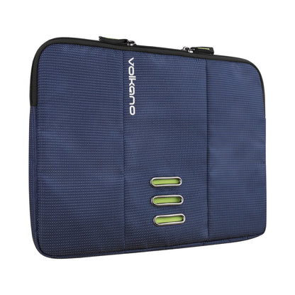 Volkano Latitude Laptop Sleeve 13" to 14.1" - Navy/Lime