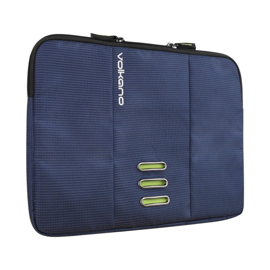 Volkano Latitude Laptop Sleeve 13" to 14.1" - Navy/Lime