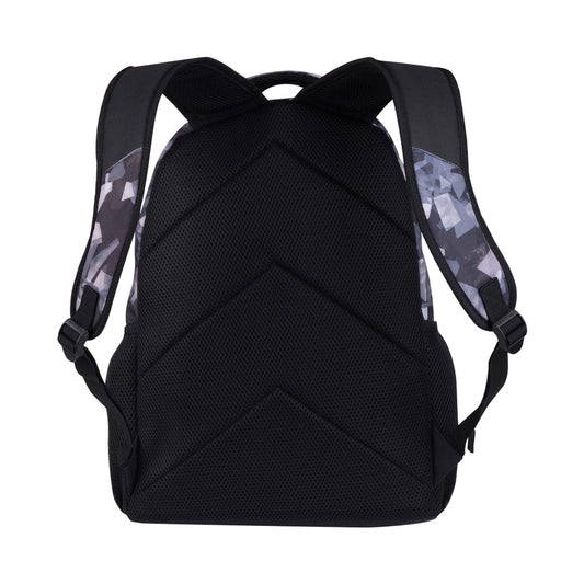 Volkano Champ Shattered Geo Backpack 22L - Black