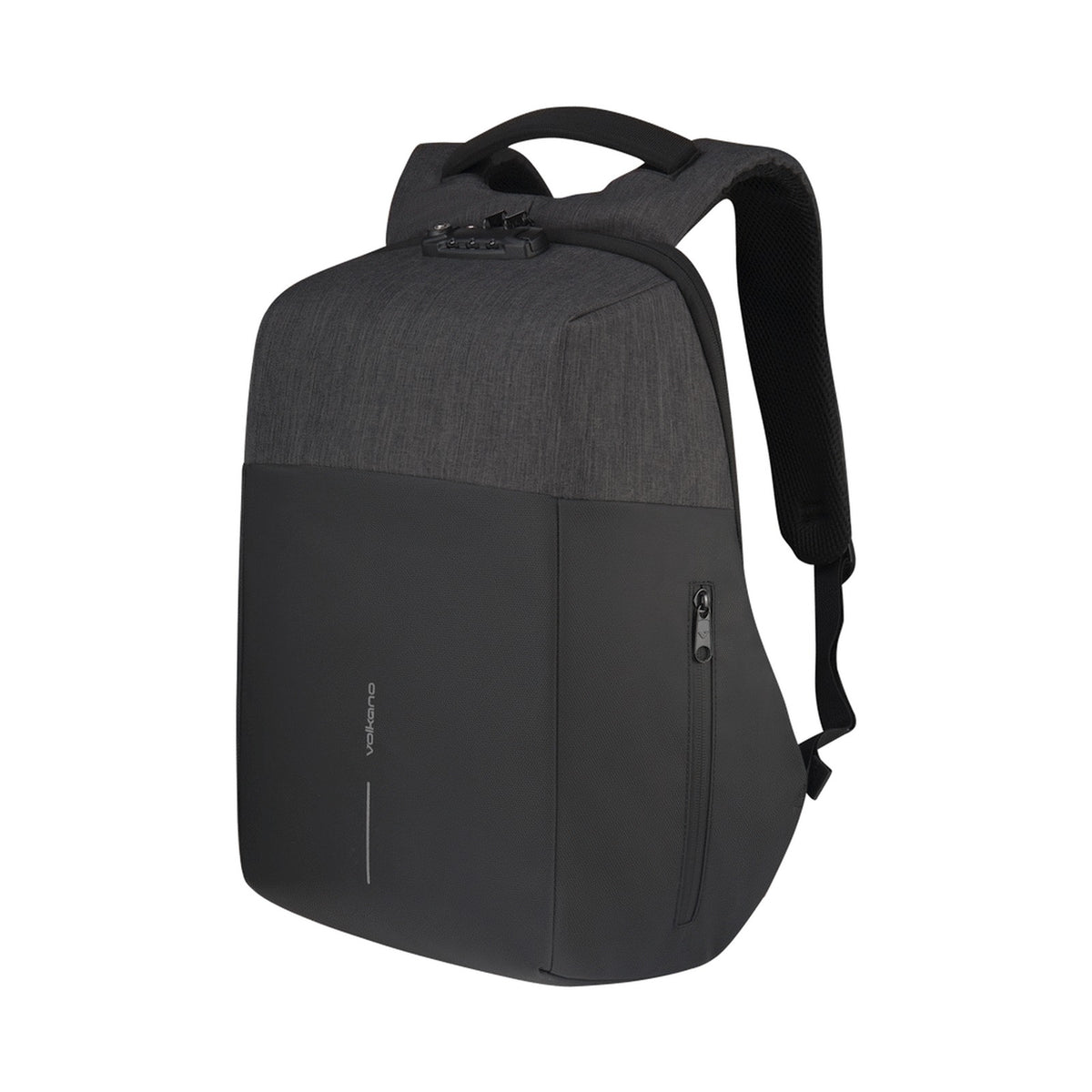 Volkano Smart Deux Laptop Backpack - Black/Charcoal
