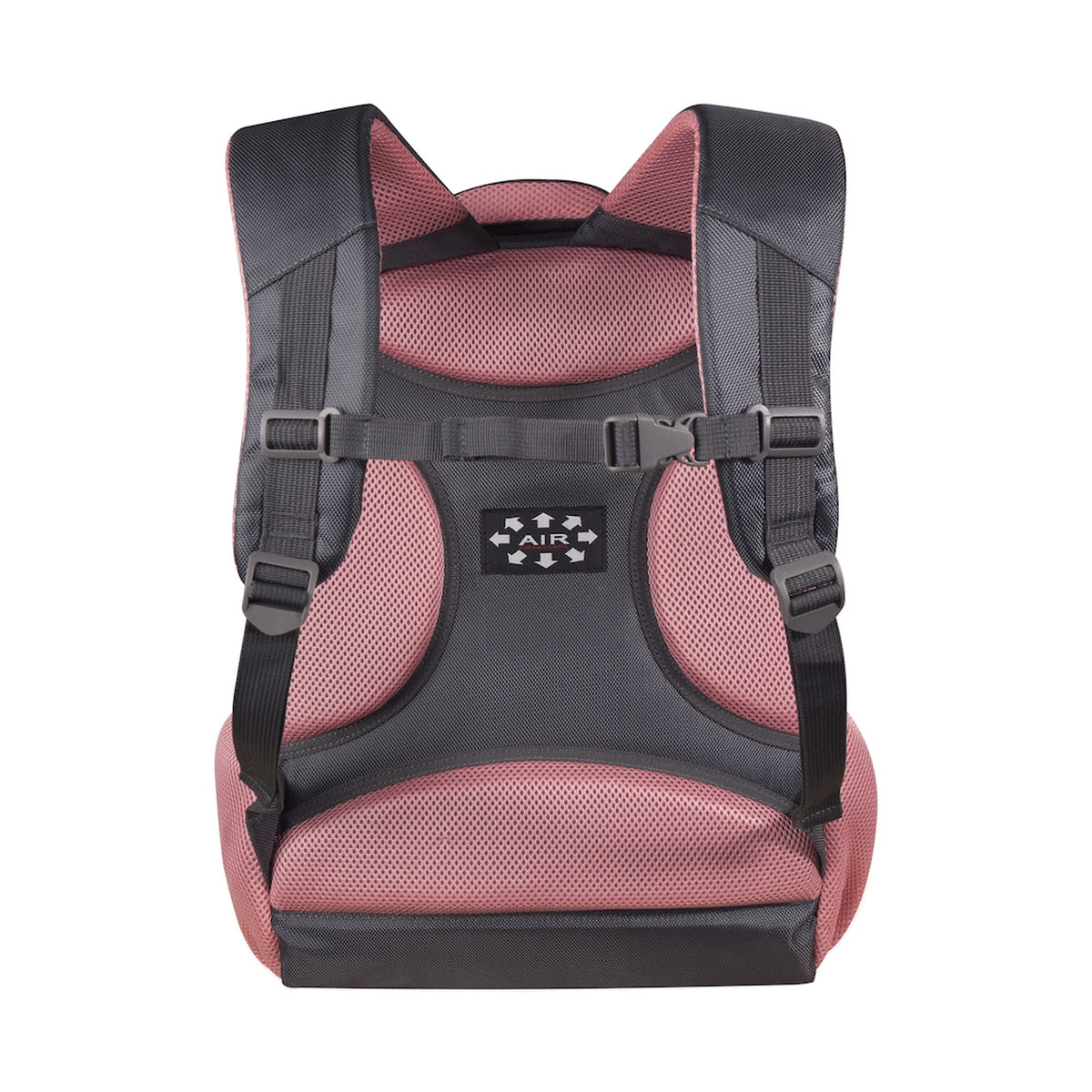 Volkano Orthopaedic Backpack 36l - Dark Grey/Pink