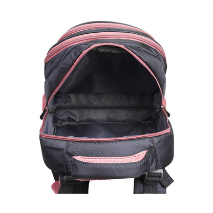 Volkano Orthopaedic Trolley Backpack 35l - Dark Grey/Pink
