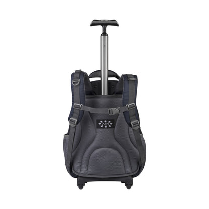 Volkano Orthopaedic Trolley Backpack 35l - Navy/Grey