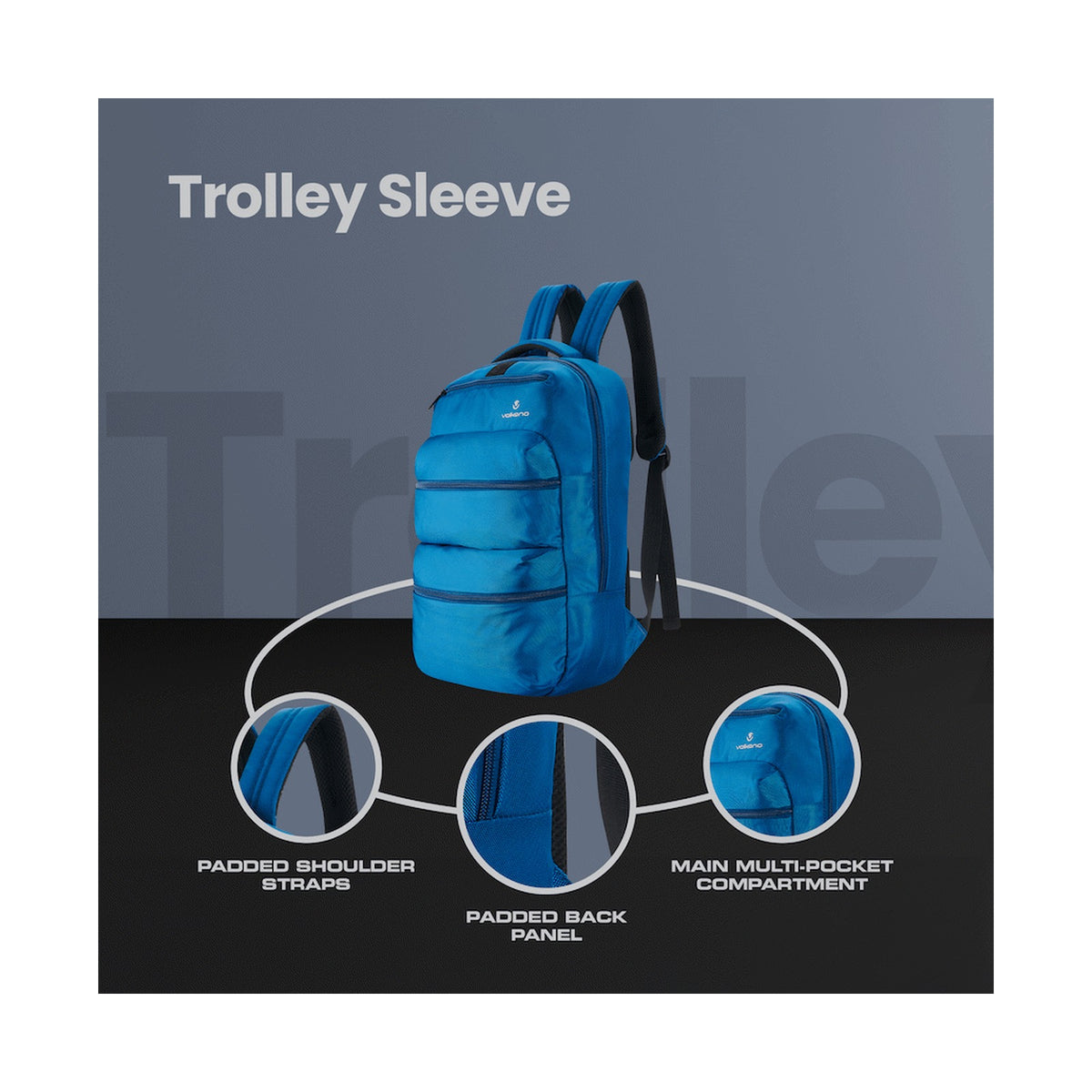 Volkano Harrier 15.6" Laptop Backpack Blue