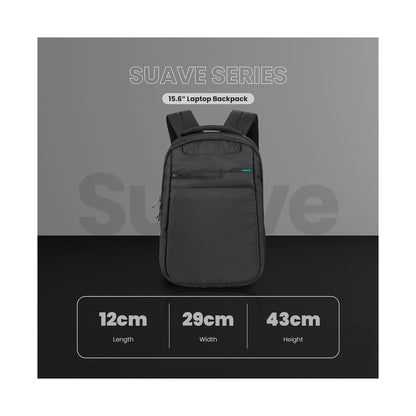 Volkano Suave 15.6" Laptop Backpack - Black/Turquoise
