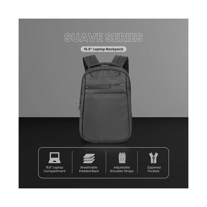 Volkano Suave 15.6" Laptop Backpack - Black/Turquoise