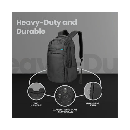 Volkano Suave 15.6" Laptop Backpack - Black/Turquoise