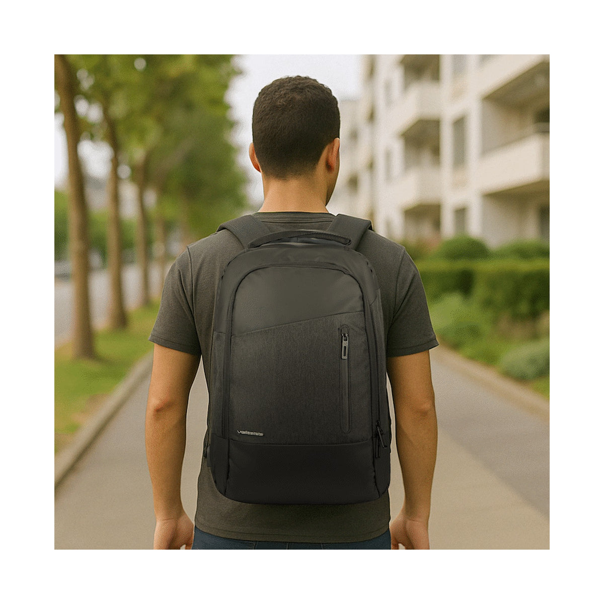 Volkano Refine 15.6" Laptop Backpack - Black/Charcoal