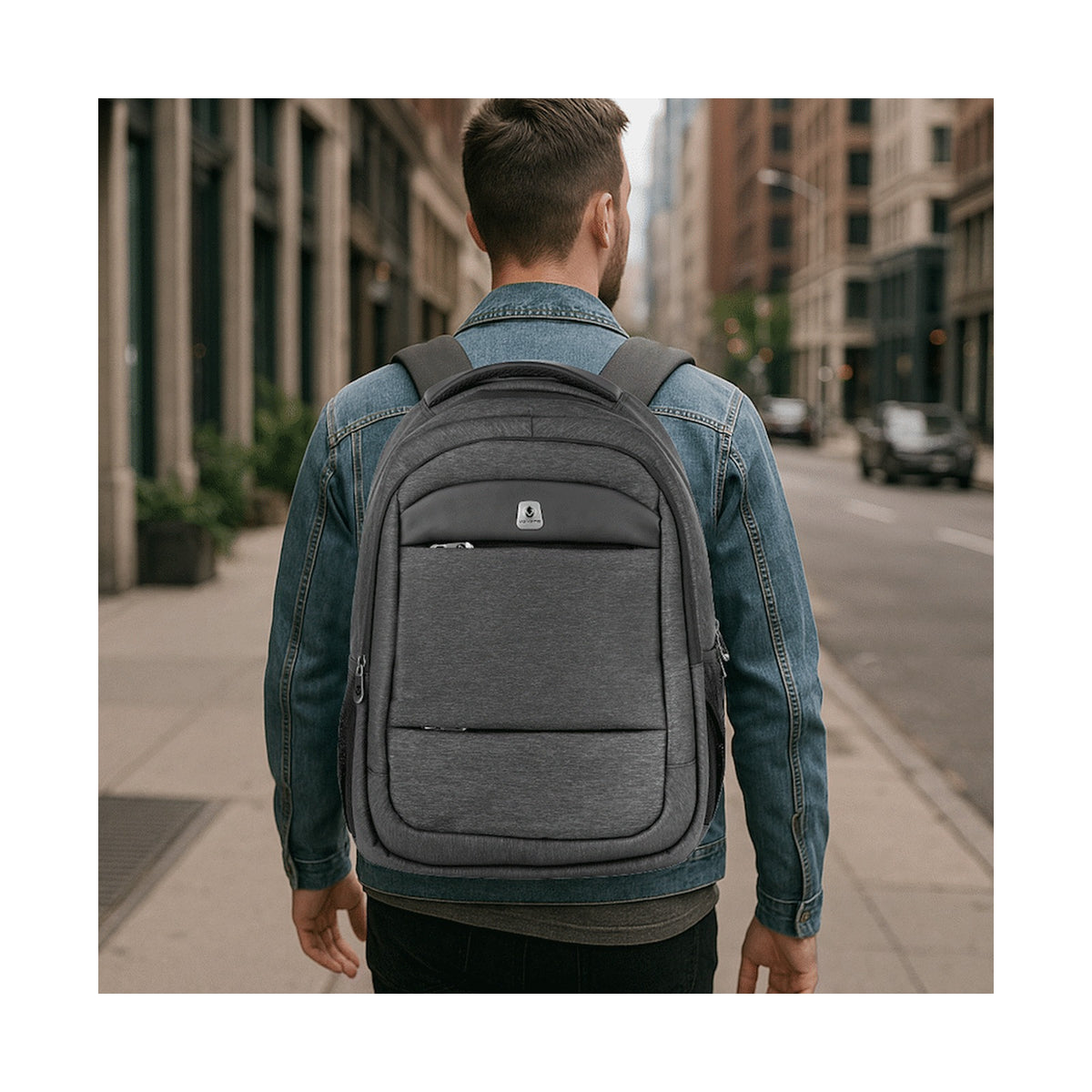 Volkano Woodrow 15.6" Laptop Backpack - Dark Grey