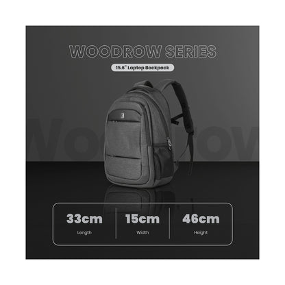 Volkano Woodrow 15.6" Laptop Backpack - Dark Grey