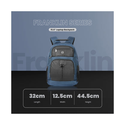 Volkano Franklin 15.6" Laptop Backpack - Navy/Black