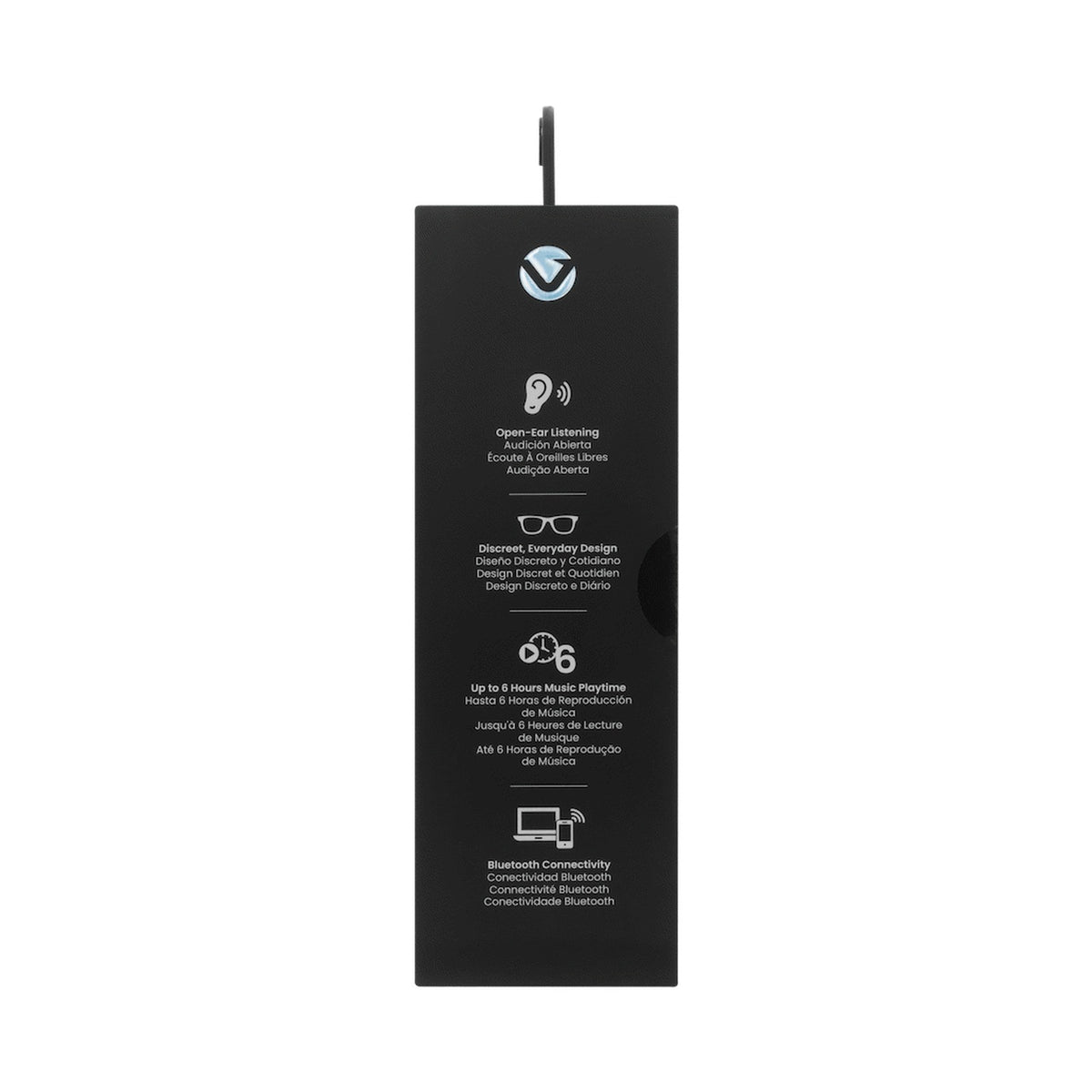 Volkano Sonique Series Bluetooth Audio Glasses - Dark Lenses
