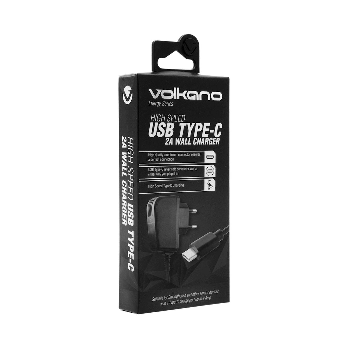 Volkano Energy Series USB Type-C 2a Wall Charger