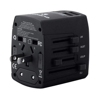 Volkano Worldwide Series travel adaptor plug with 4 USB charge ports