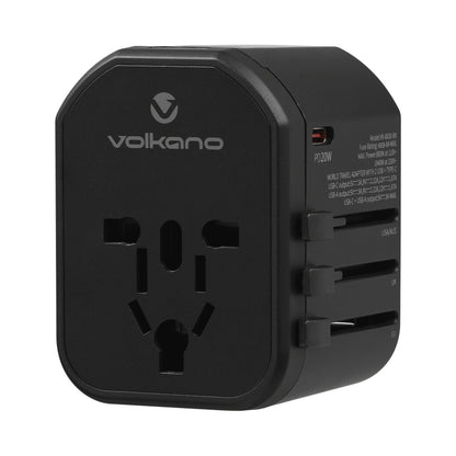 Volkano Worldwide Series Travel Adapter PD 25w + QC