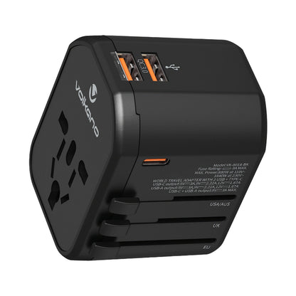Volkano Worldwide Series Travel Adapter PD 25w + QC