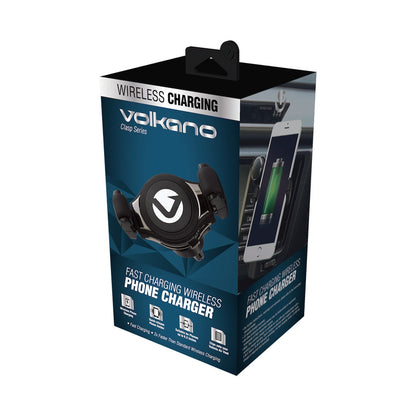 Volkano Clasp Series 10w Wireless Quick Charge Car Phone Holder - Vent