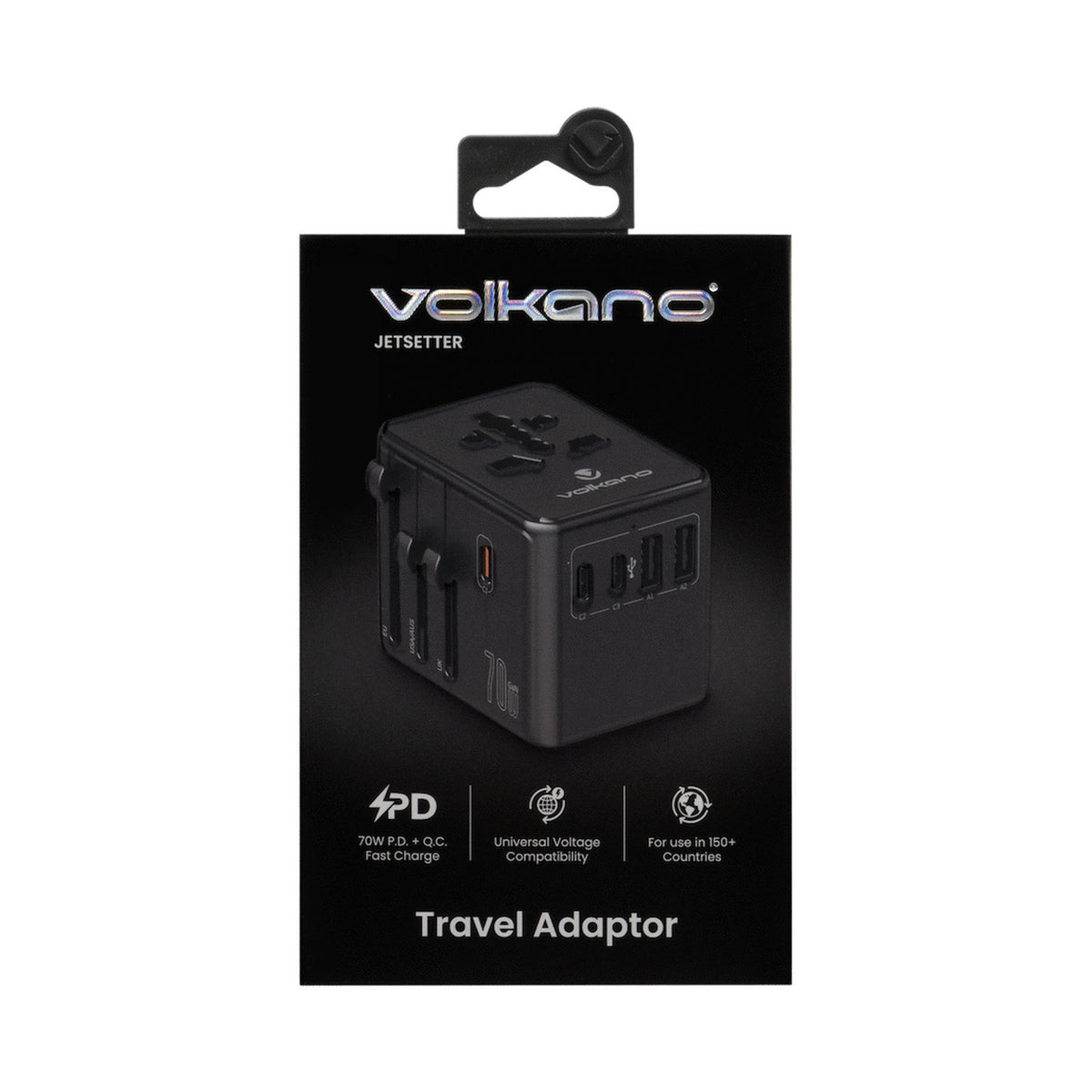 Volkano Jetsetter series 70W PD Travel Adaptor