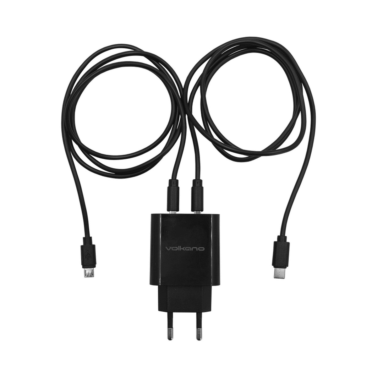 Volkano Cupla Series 3.1a Dual Output Charger - Black