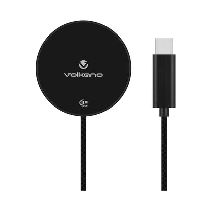 Volkano Magni Series Qi2.2 25W Wireless Charging Pad - Black