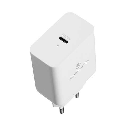 Volkano Potent Series 25w P.D. / PPS Wall Charger - White