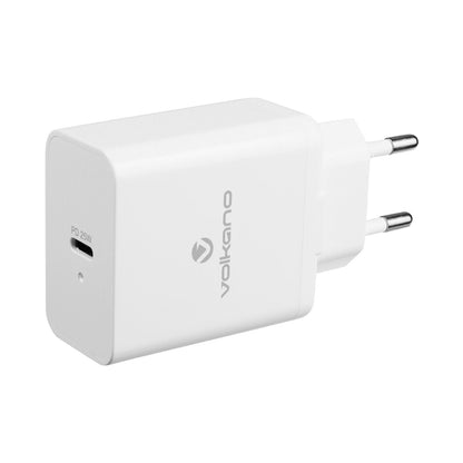 Volkano Potent Series 25w P.D. / PPS Wall Charger - White