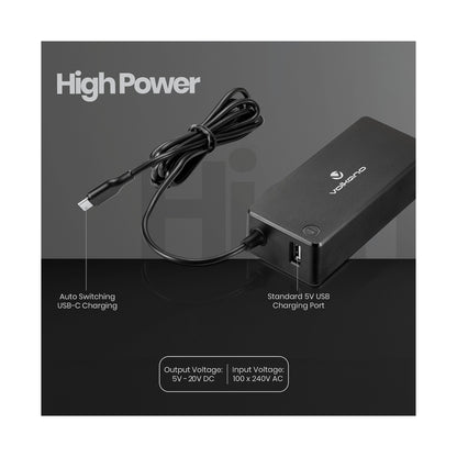 Volkano Brio Plus Series USB-C 65w Laptop Charger