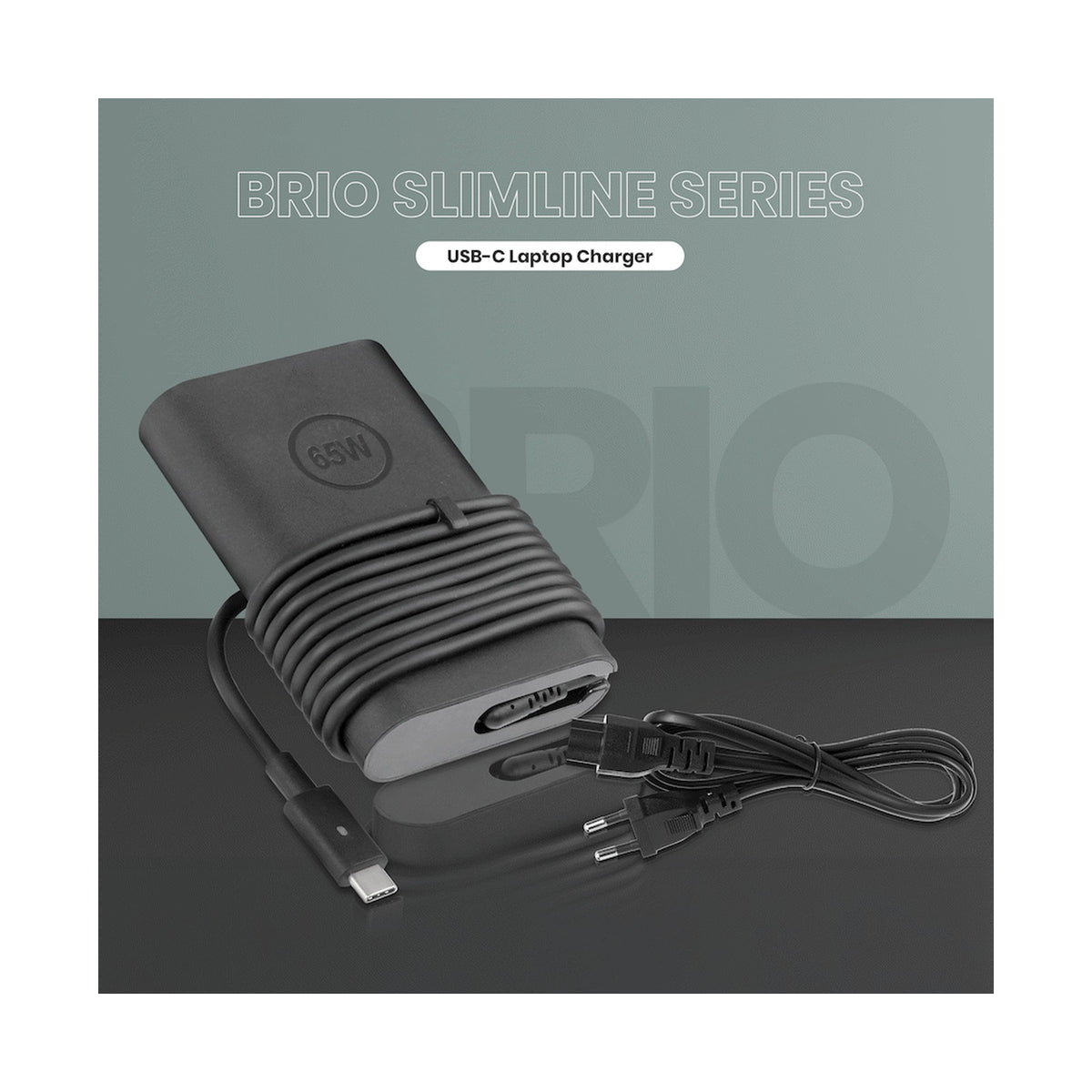 Volkano Brio Slimline series Type-C 65W Laptop Charger