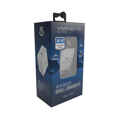 Volkano Potent Plus Series 45w GaN Compact PD Wall Charger