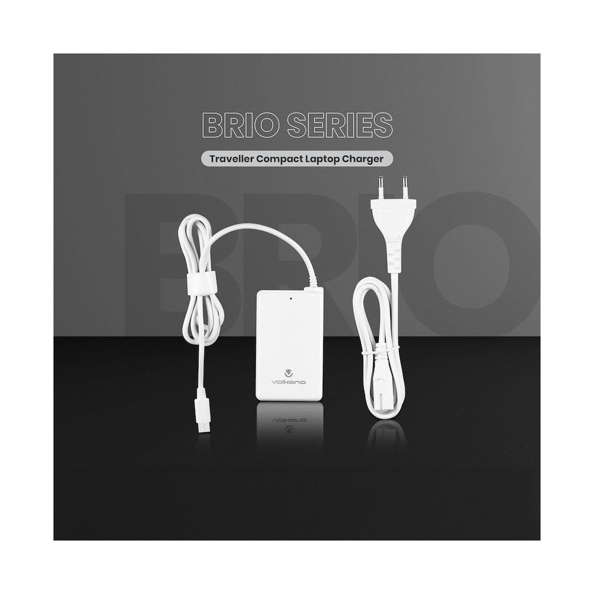 Volkano Brio Traveller Compact 65w GaN Laptop Charger