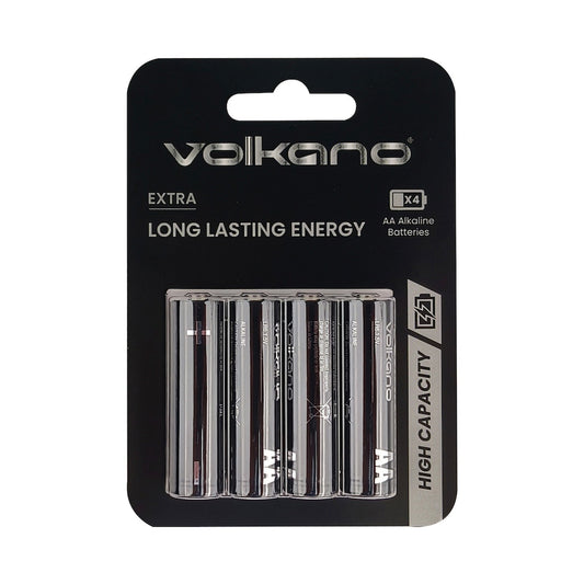 Volkano Extra series Alkaline Batteries AA pack of 4