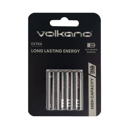Volkano Extra series Alkaline Batteries AAA pack of 4