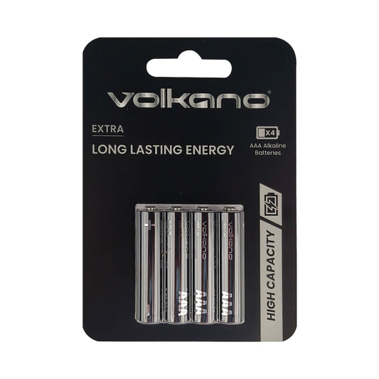 Volkano Extra series Alkaline Batteries AAA pack of 4