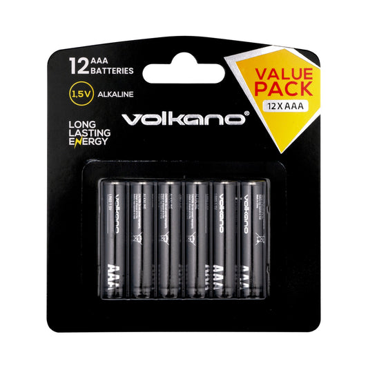 Volkano Extra AAA Batteries Value Pack of 12