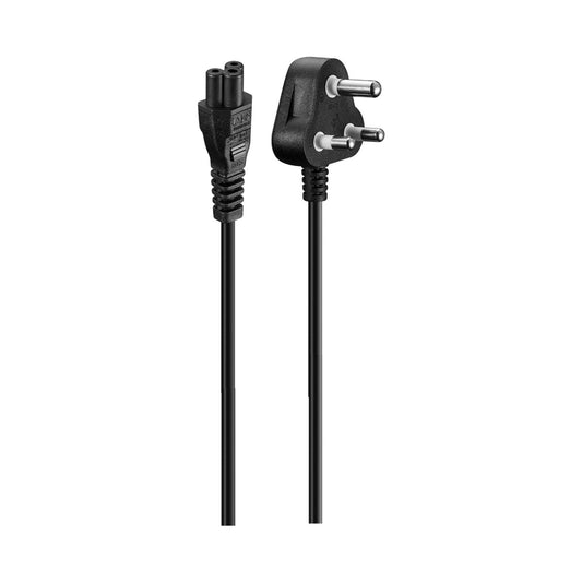 Volkano Presto Series Power Cable 3-Pin Clover to Type-M 1.8m 2.5a - Black