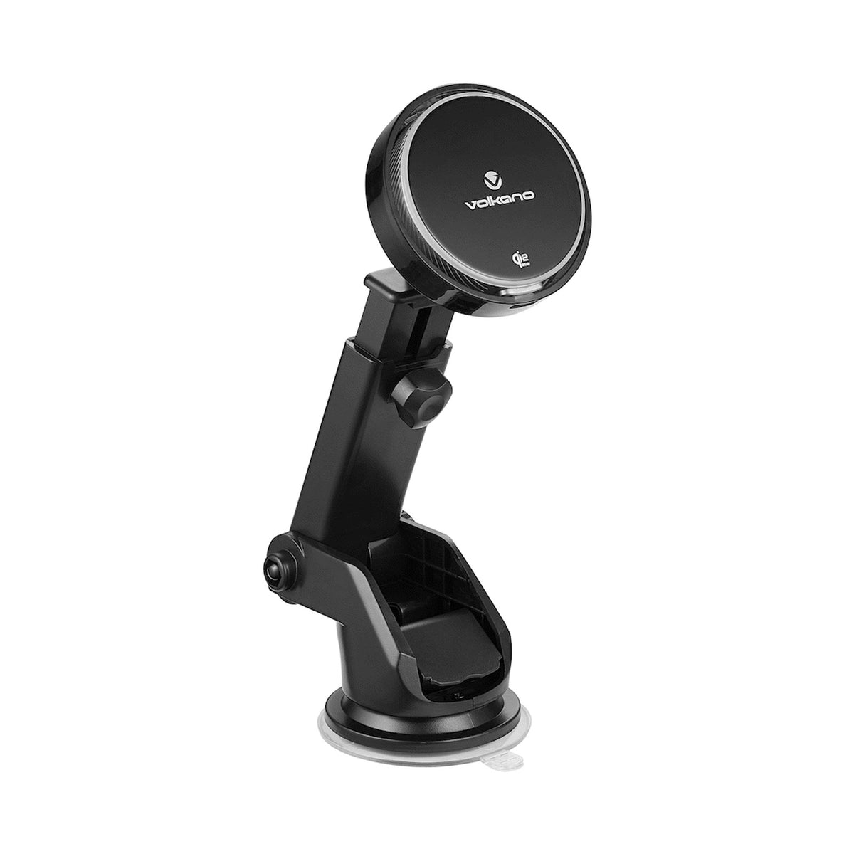 Volkano Sentinel Series Qi2.2 Magnetic Wireless Charging Car Dash Mount Phone Holder - Black