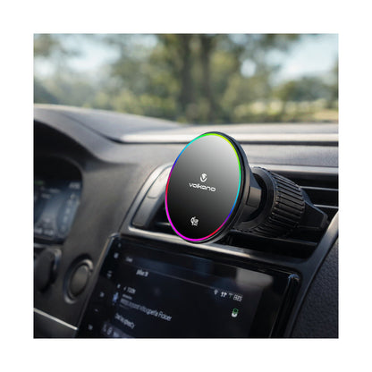 Volkano Volt Series Qi2.2 Magnetic Car Vent Phone Holder - Black
