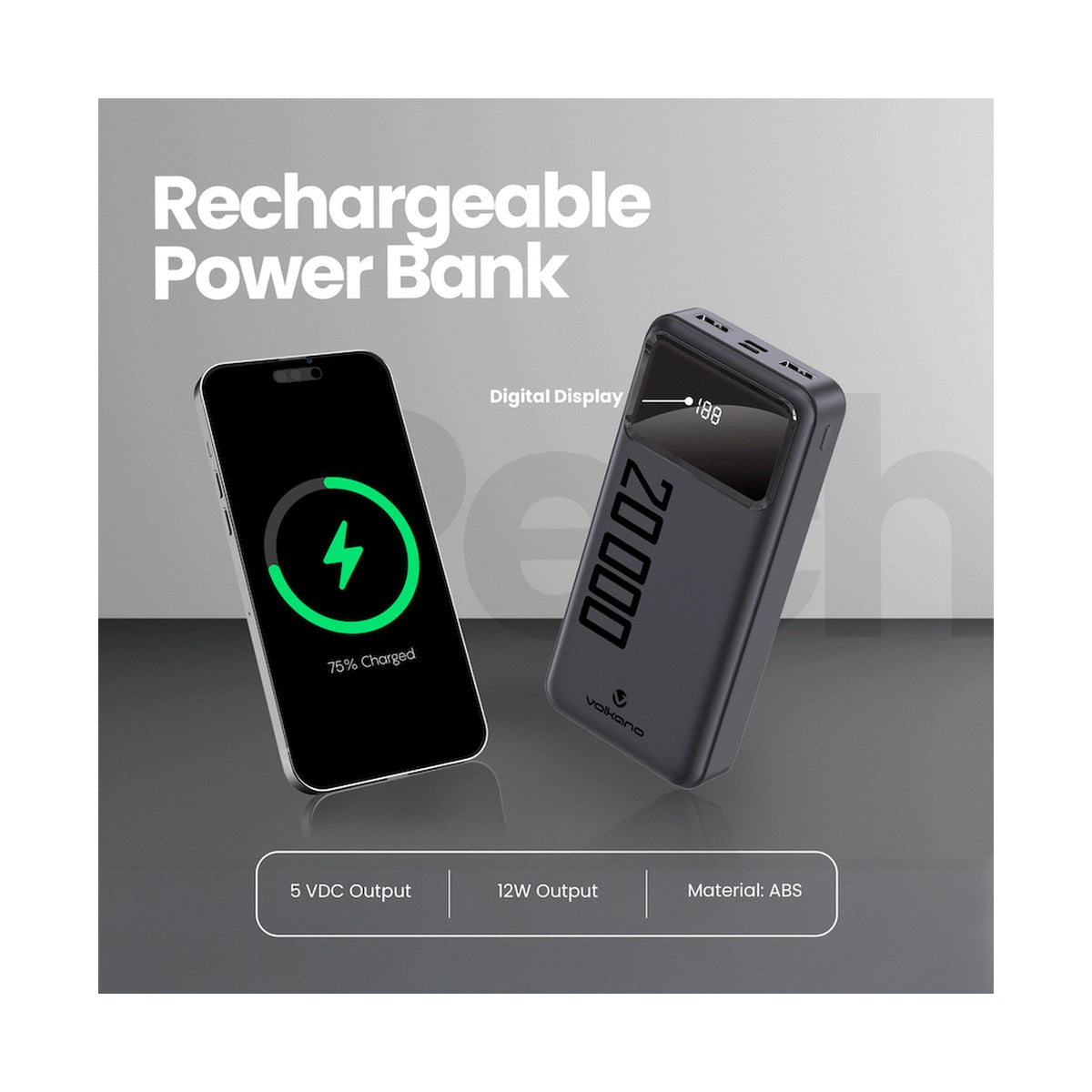 Volkano Punch Series 20000mah Power Bank