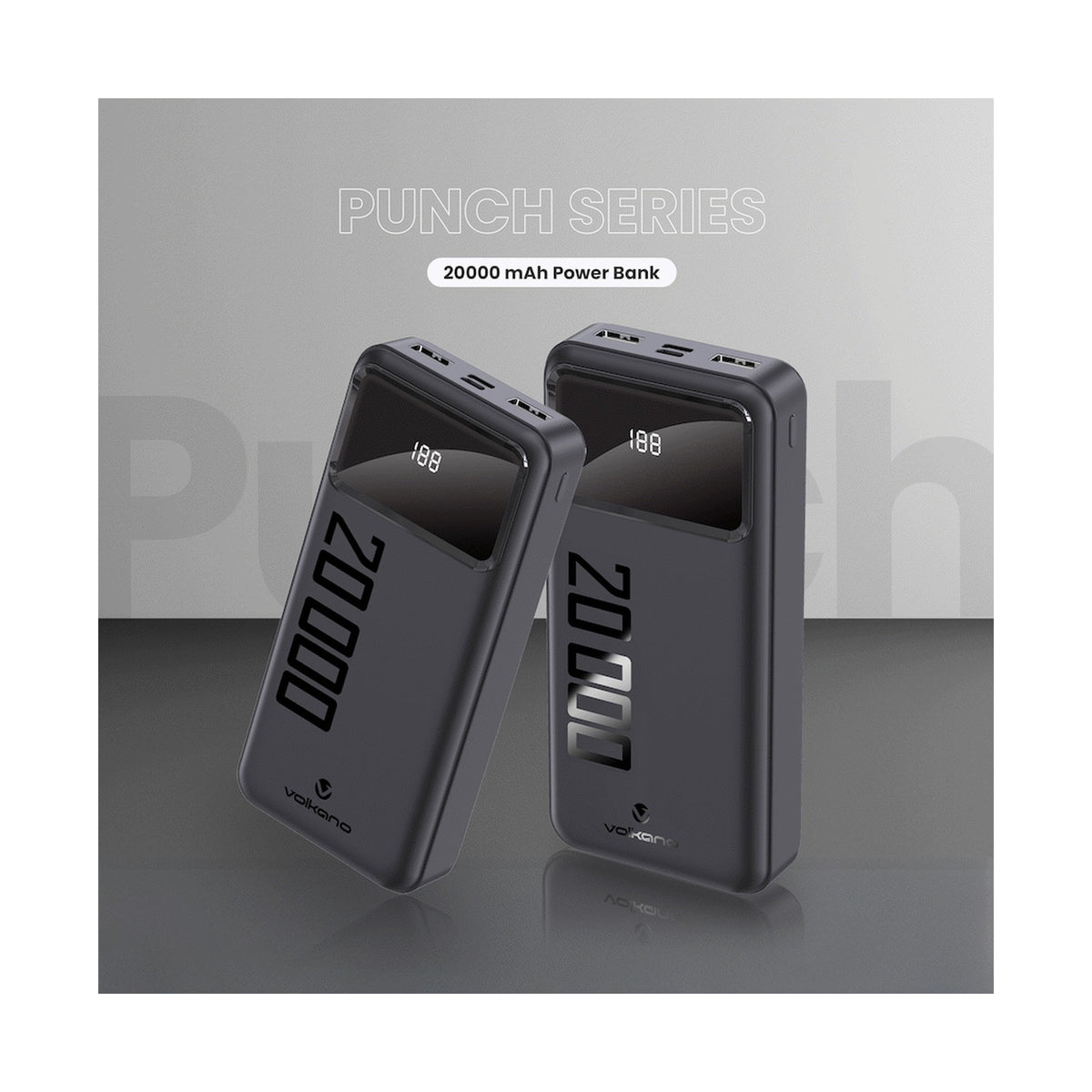 Volkano Punch Series 20000mah Power Bank
