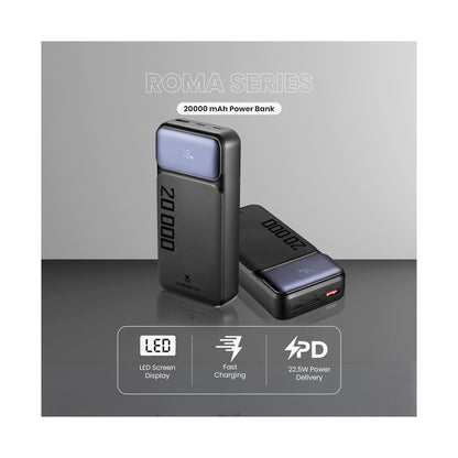 Volkano Roma Series 20000mah PD 22.5w Power Bank