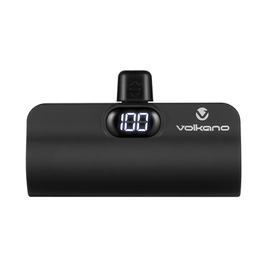 Volkano Relief Pro Power Bank - 5000mAh Type-C Direct Plug-In