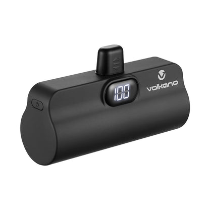 Volkano Relief Pro Power Bank - 5000mAh Type-C Direct Plug-In